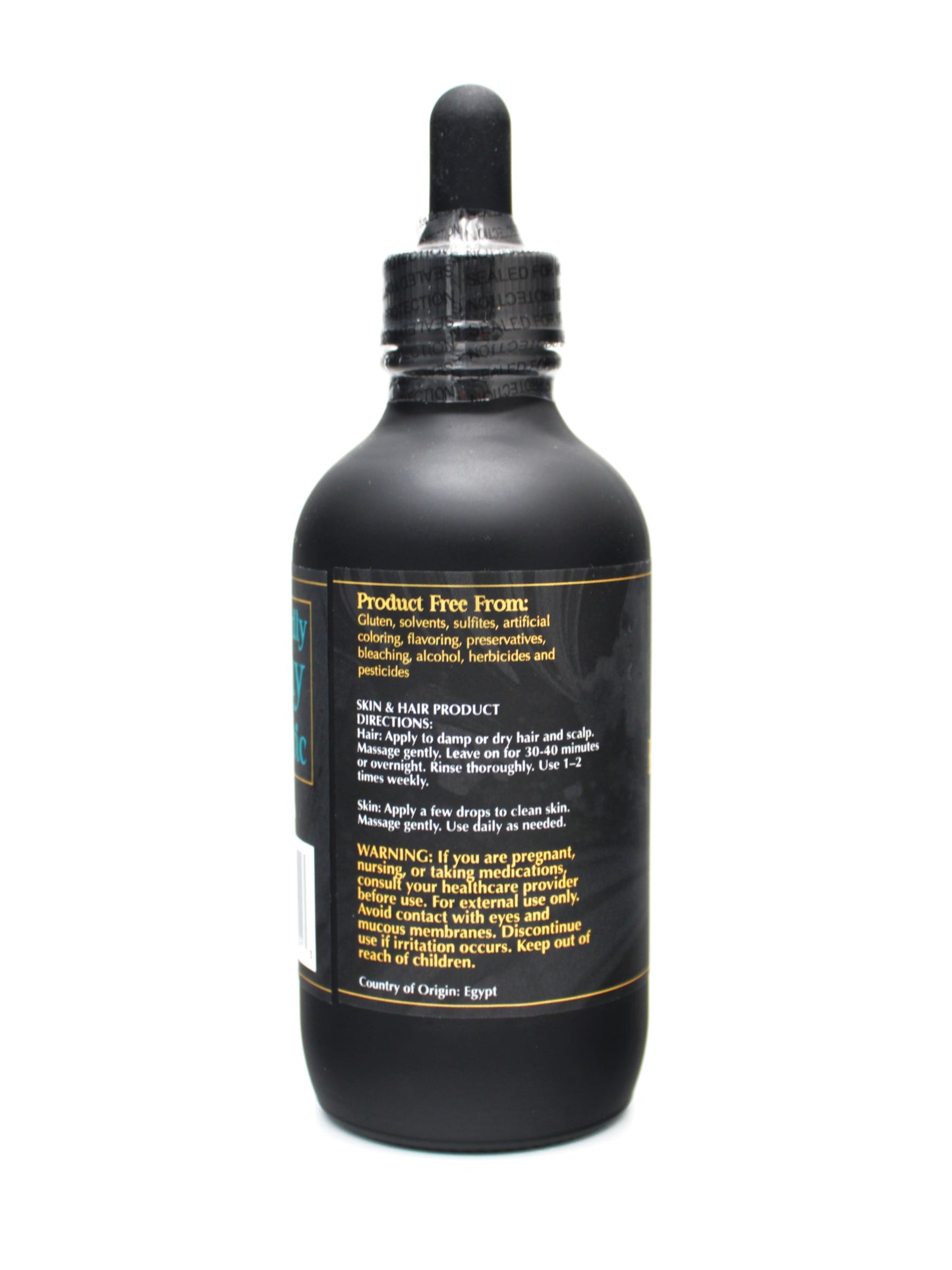 100% Raw Egyptian Black Seed Oil 4oz